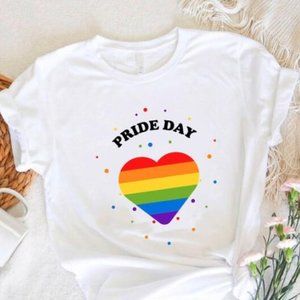 Pride Day Tee,LGBT Streamer Tee,Pride Shirt,